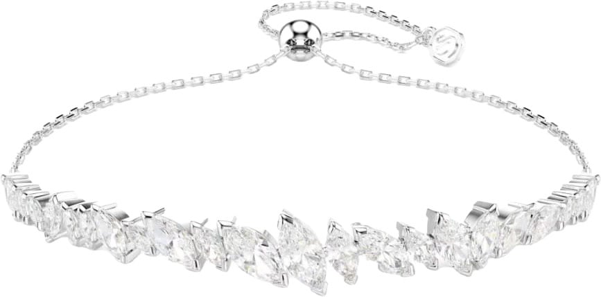 Swarovski Armband 5748650 Mesmera Zilverkleurig Marquise Vorm Kristal 13-25cm Zilver