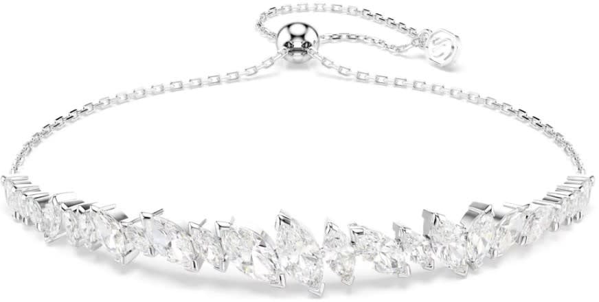 Swarovski Armband 5748650 Mesmera Zilverkleurig Marquise Vorm Kristal 13-25cm Zilver