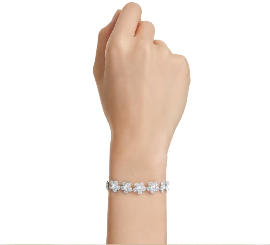 Swarovski Swarovski Armband 5749182 Ariana Grande Zilverkleurig 17.3-20.7cm Zilver