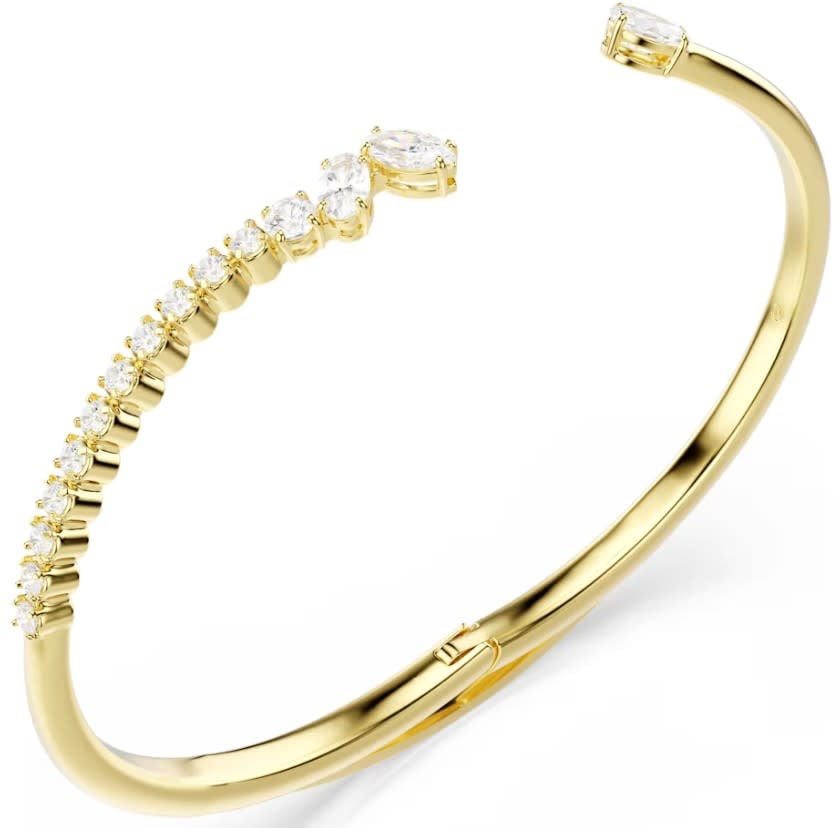 Swarovski Armband 5750440 Mesmera Goudkleurige Bangle met Kristallen Maat M 60cm Goud