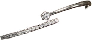 Swarovski Armband 5753571 Matrix Zilverkleurige Bangle met Kristallen Maat M 60mm Zilver