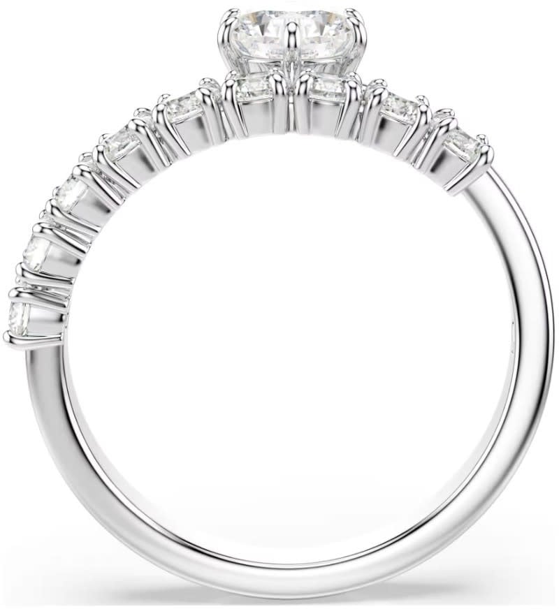 Swarovski Ring 5753576/58 Matrix Zilverkleurig met Kristallen Maat 58 Zilver