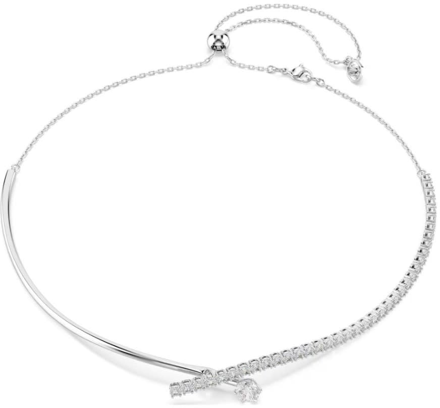 Swarovski Collier 5754020 Matrix Collier Zilverkleurig met Kristallen 38-45cm Zilver