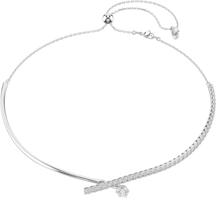 Swarovski Collier 5754020 Matrix Collier Zilverkleurig met Kristallen 38-45cm Zilver