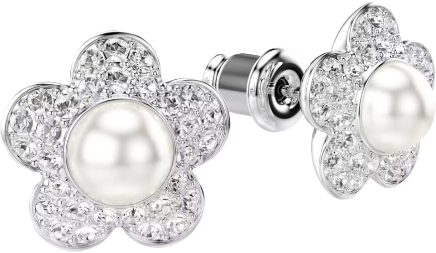 Swarovski Oorbellen 5756098 Ariana Grande Zilverkleurig met Parel Zilver