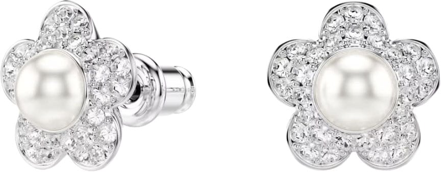 Swarovski Oorbellen 5756098 Ariana Grande Zilverkleurig met Parel 11mm Zilver