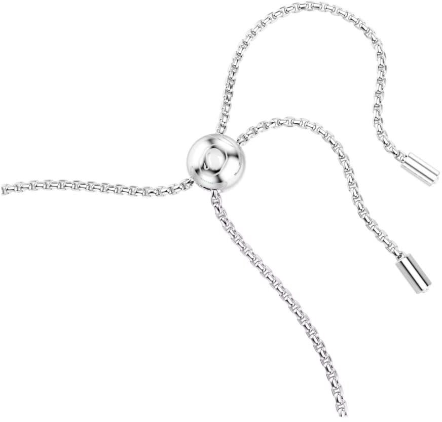 Swarovski Armband 5758987 Matrix Zilverkleurig met Groene Kristallen 13-25cm Zilver