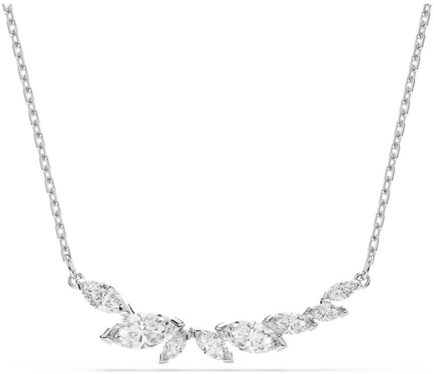 Swarovski Collier 5759838 Mesmera Zilverkleurig Marquise-slijpvorm Kristallen 38-45cm Zilver