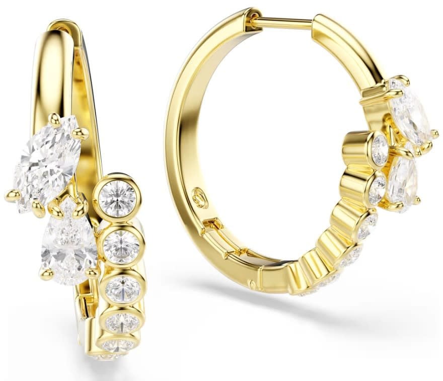 Swarovski Oorbellen 5761975 Mesmera Goudkleurigmet Kristallen 22mm Goud