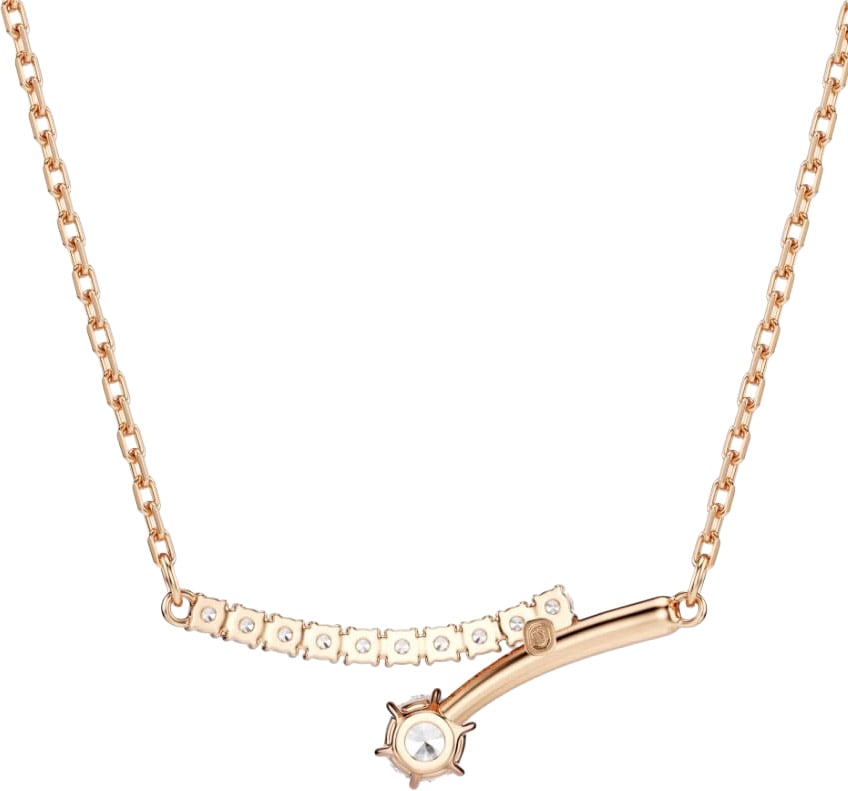 Swarovski Collier 5763823 Matrix Rosekleurig met Kristallen 38-45cm Goud