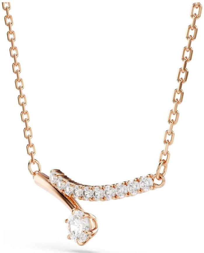 Swarovski Collier 5763823 Matrix Rosekleurig met Kristallen 38-45cm Goud
