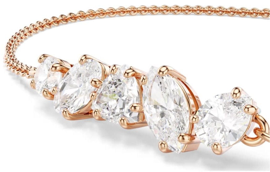 Swarovski Armband 5764801 Mesmera Rosekleurig met Kristallen 13-24cm Goud