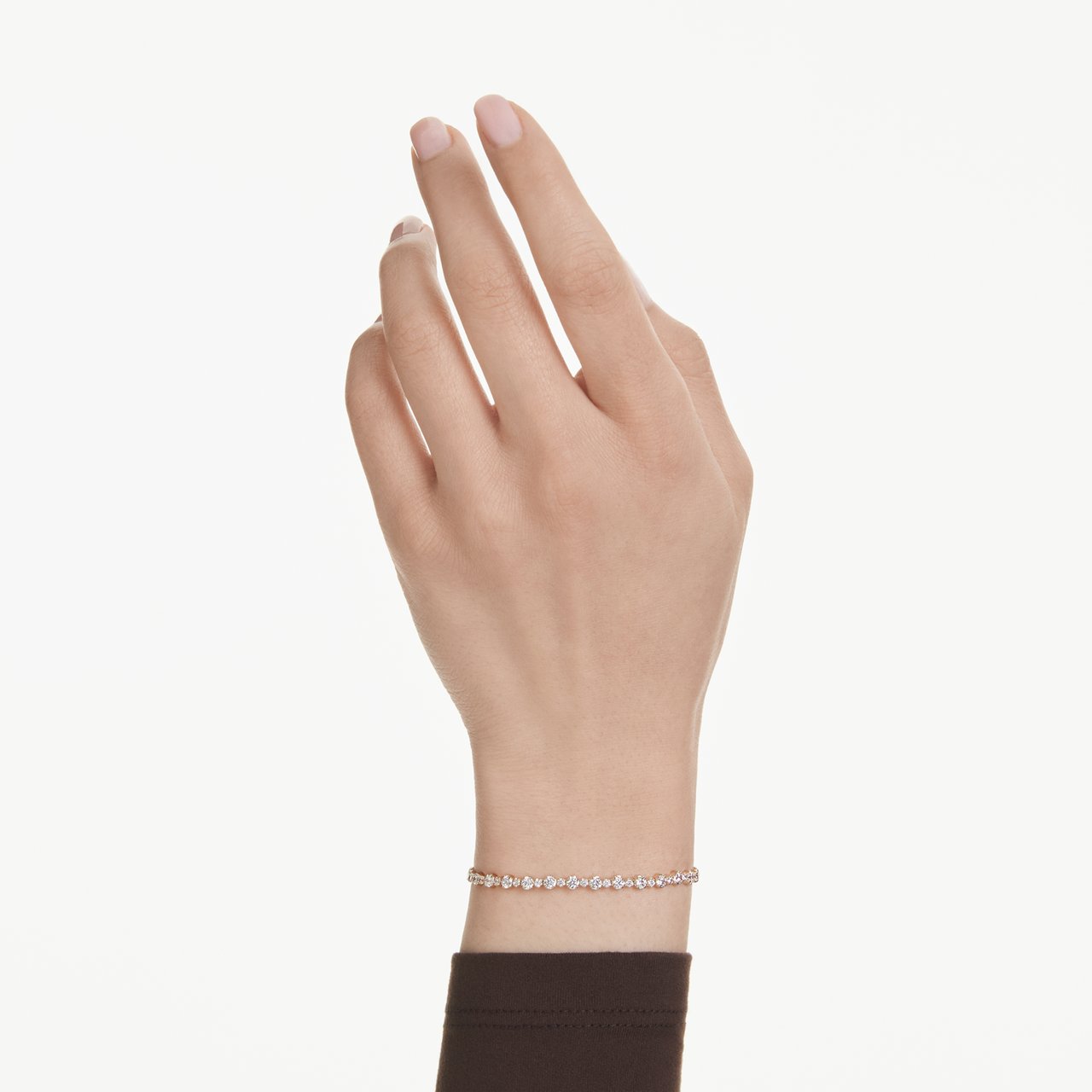 Swarovski Matrix Armband met Kristal Goud