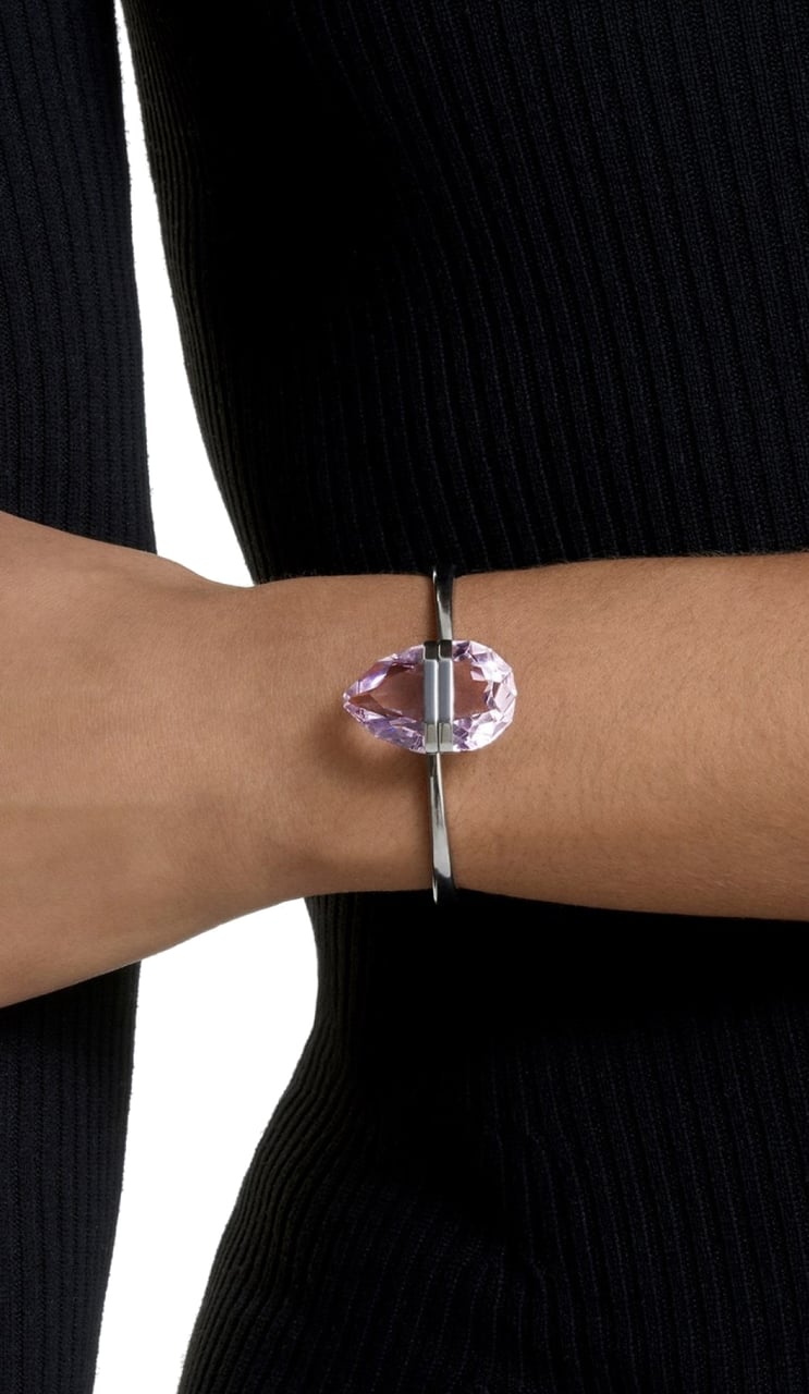 Swarovski Lucent Bangle Bracelet Zilver