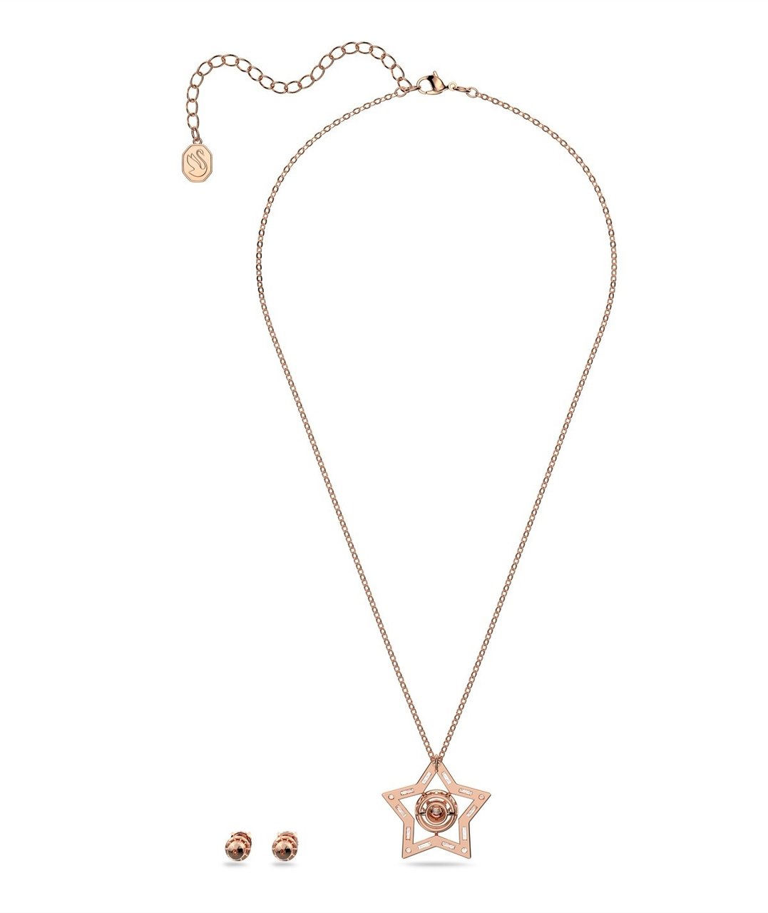 Swarovski Stella Necklace And Earrings Set Goud