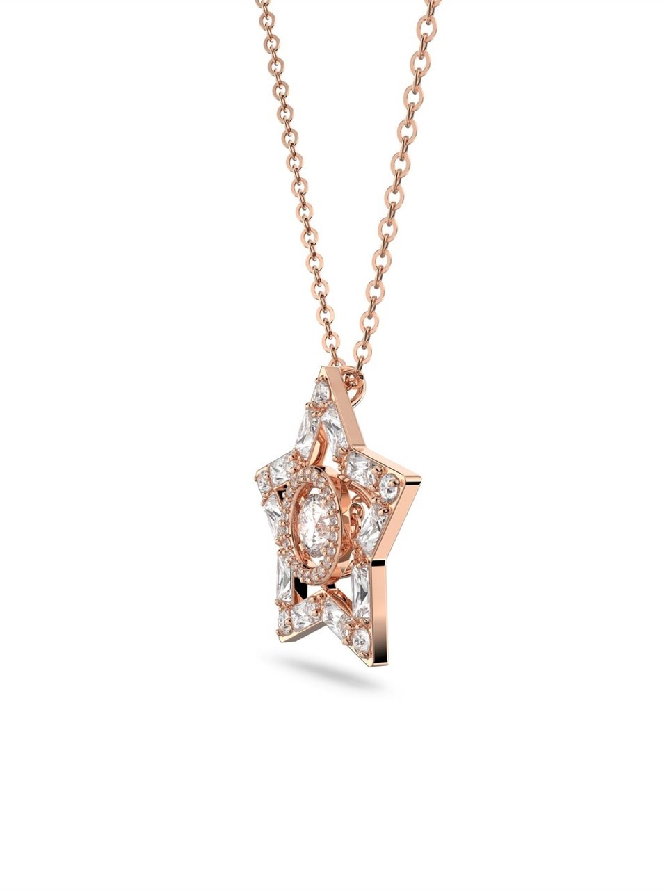 Swarovski Stella Necklace And Earrings Set Goud