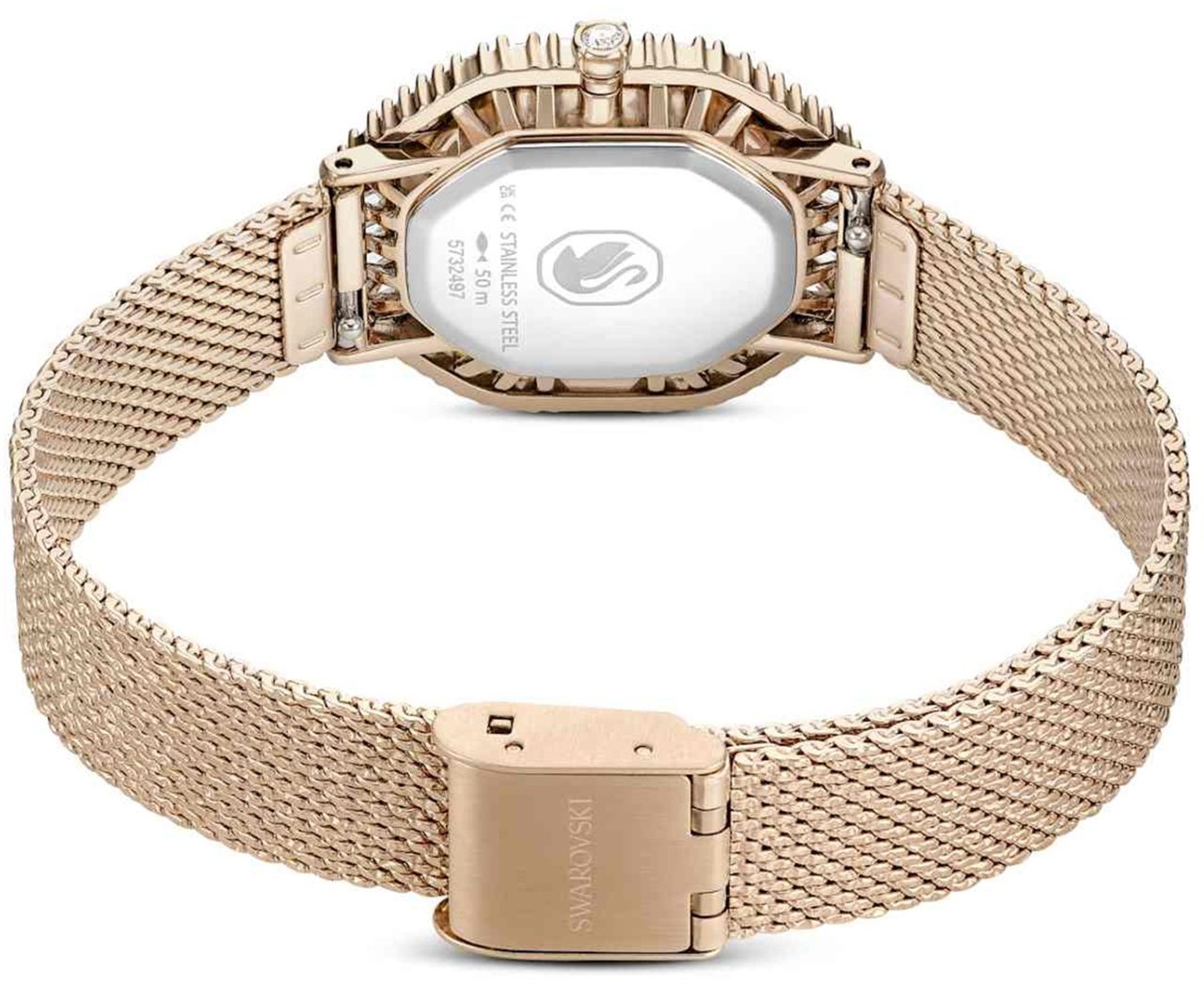 Swarovski Matrix Octagon Horloge Goud