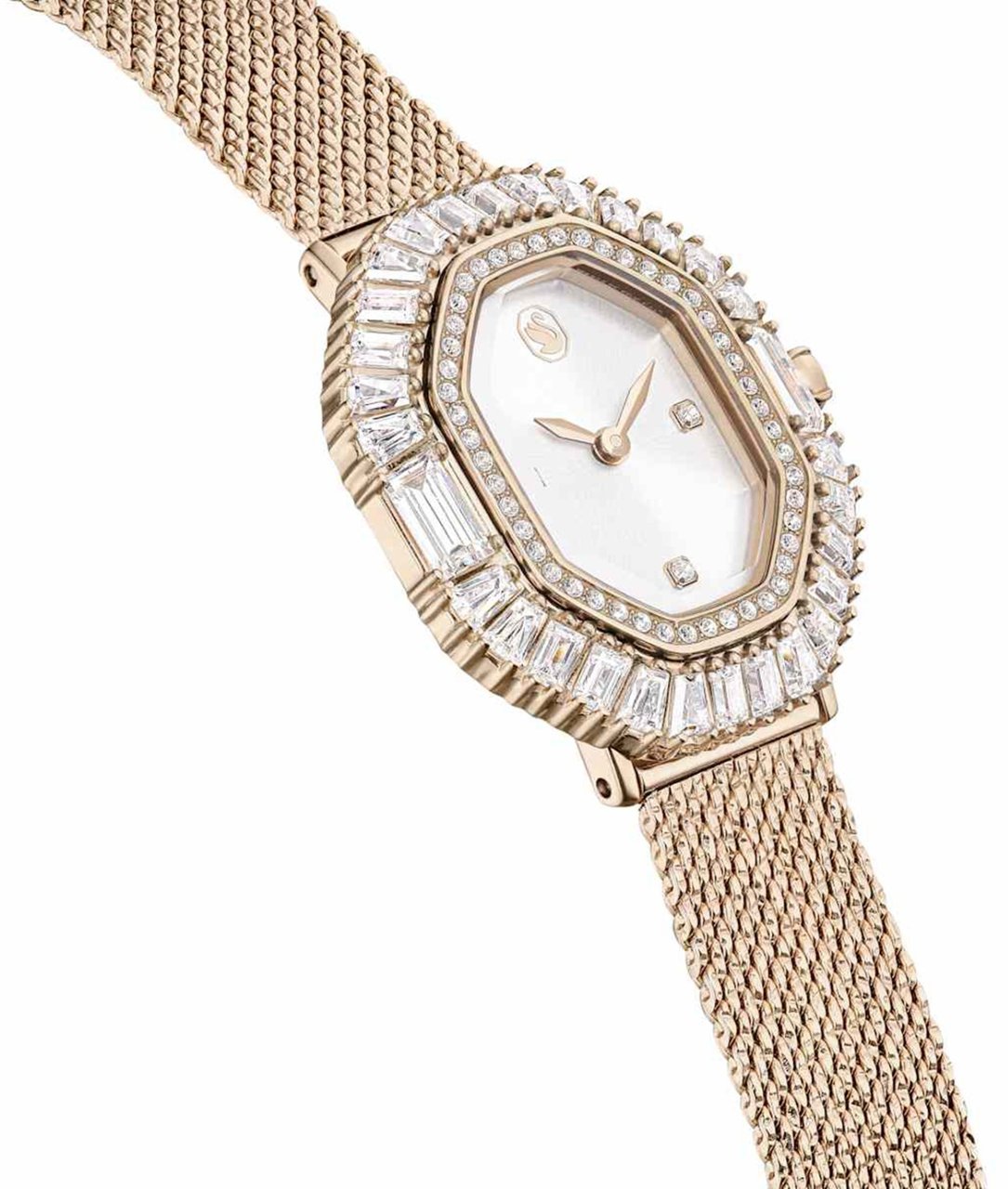 Swarovski Matrix Octagon Horloge Goud