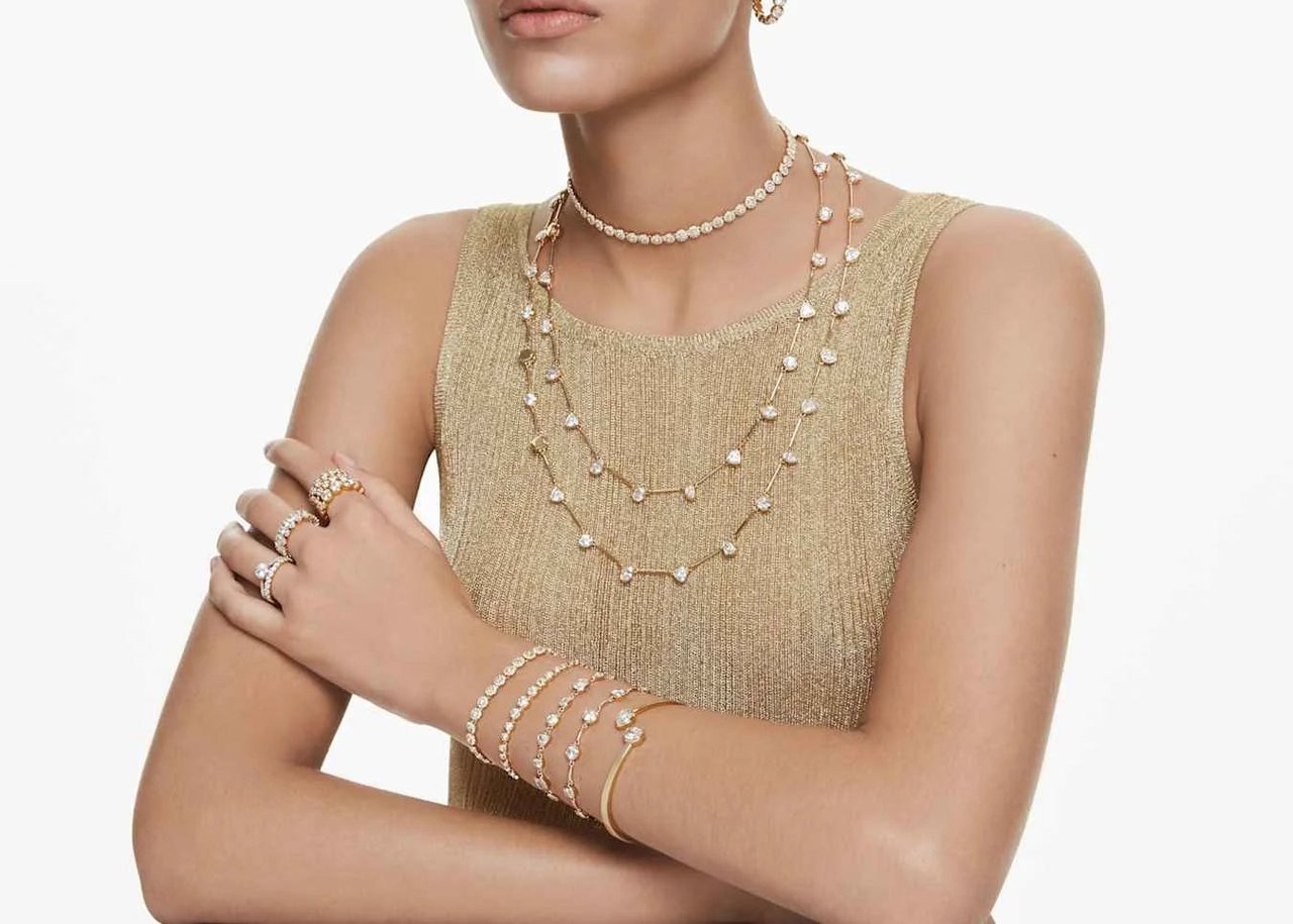 Swarovski - Armband - Goud Goud