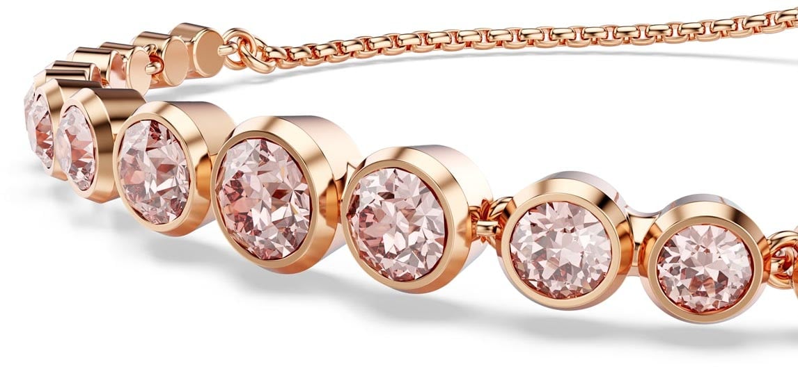 Swarovski - Armband - Roségoud Roze