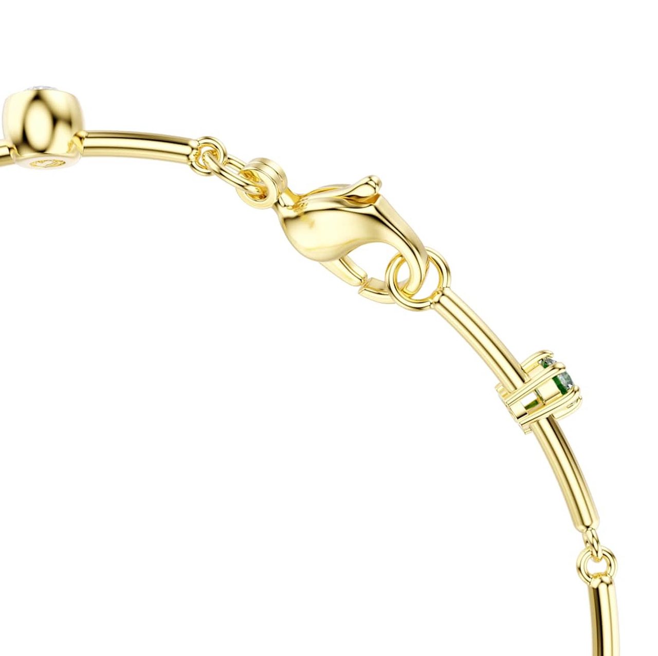 Swarovski - Armband - Goud Groen