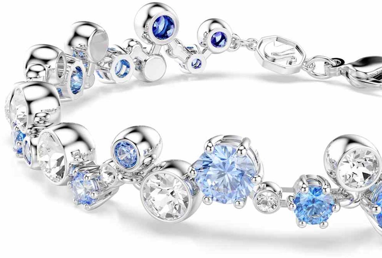 Swarovski - Armband - Zilver Blauw