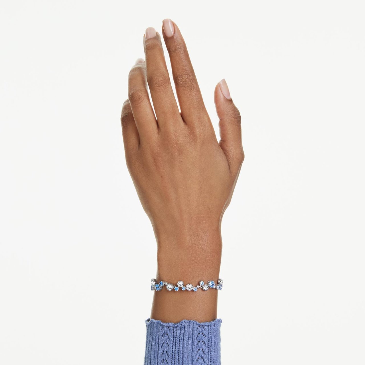 Swarovski - Armband - Zilver Blauw