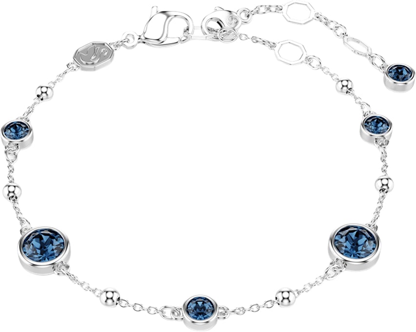 Swarovski - Armband - Goud Blauw