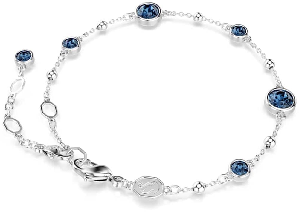 Swarovski - Armband - Goud Blauw