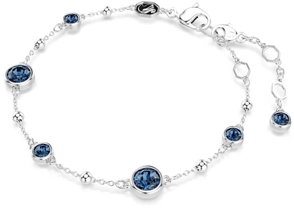 Swarovski - Armband - Goud Blauw