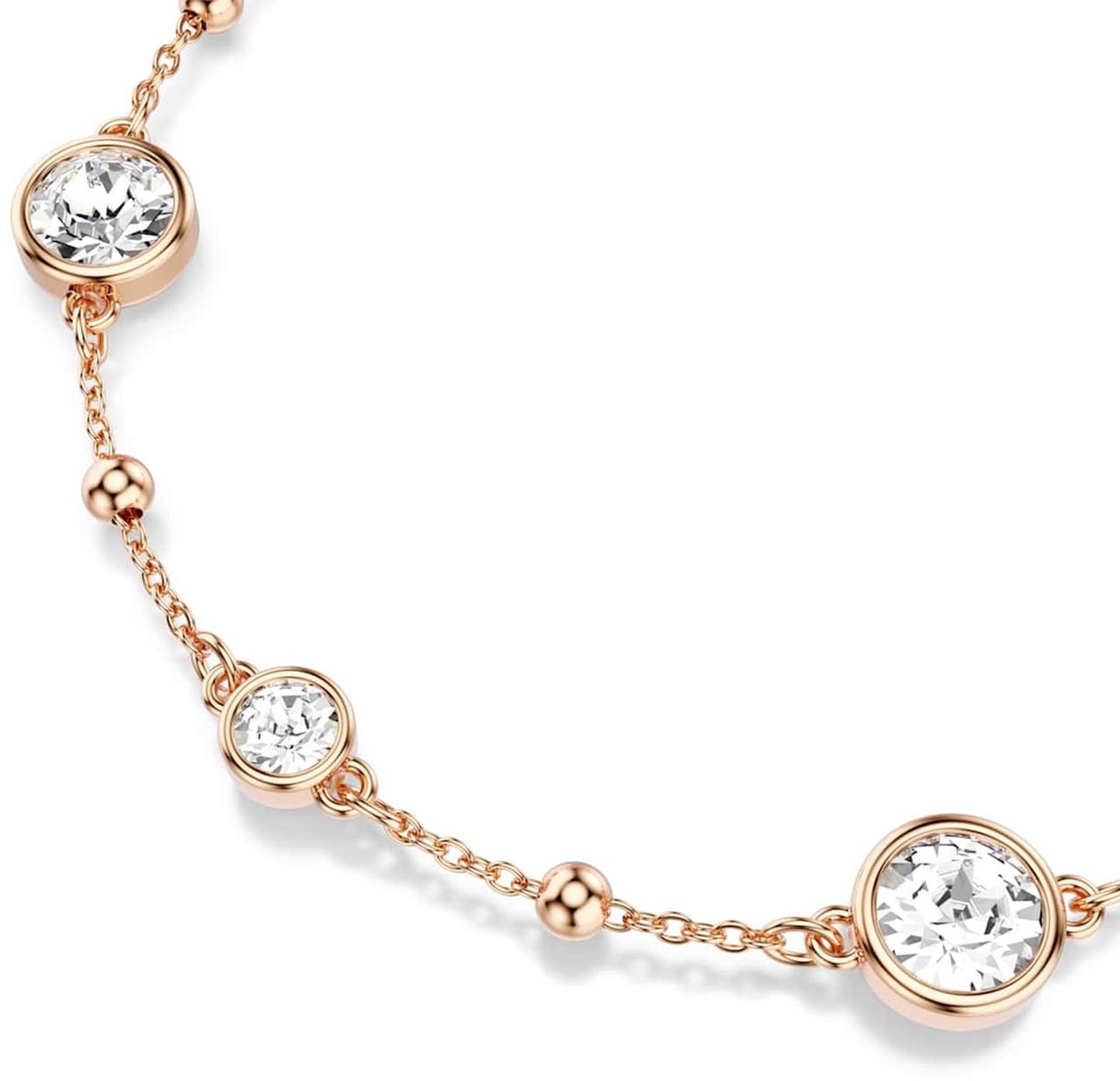 Swarovski - Armband - Goud Roze