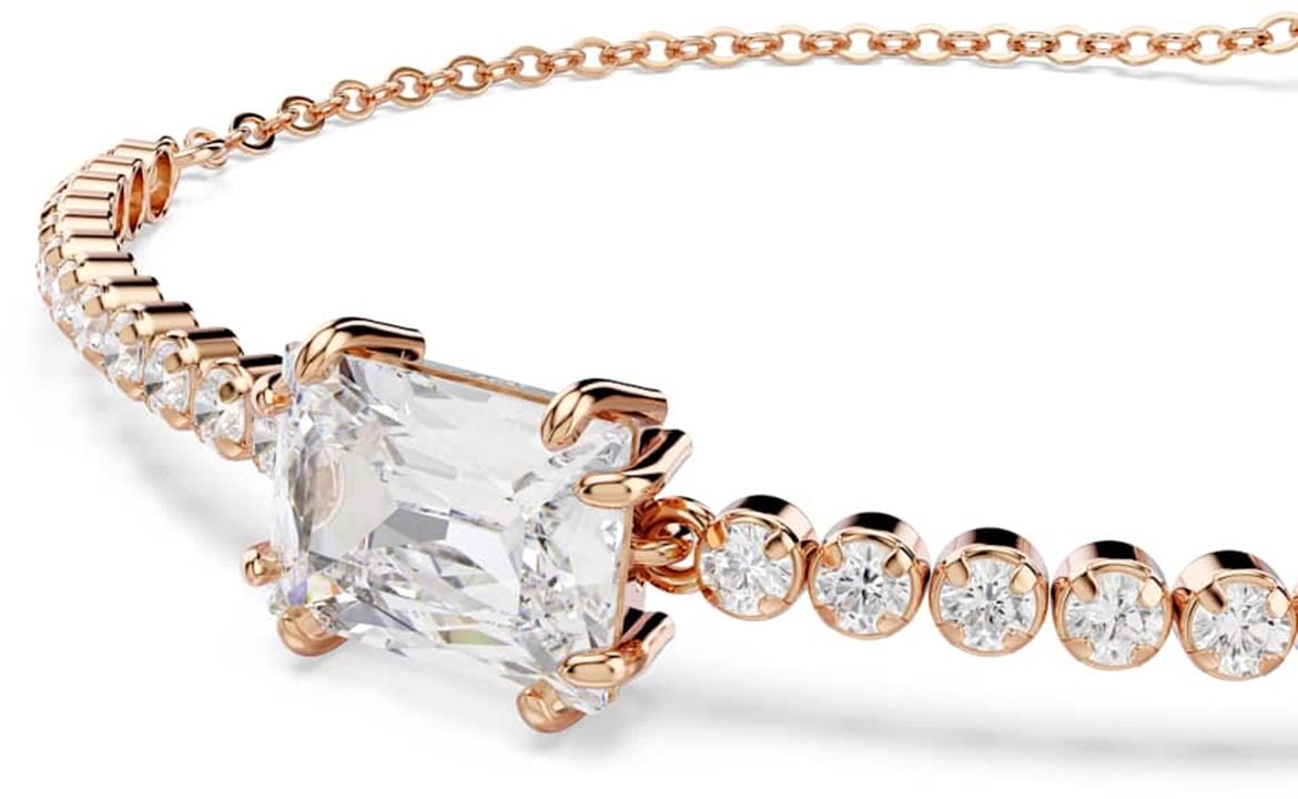 Swarovski - Armband - Roségoud Roze