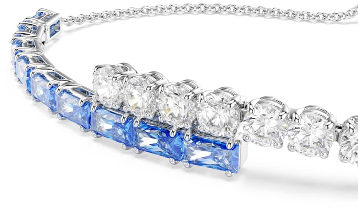Swarovski - Armband - Zilver Blauw