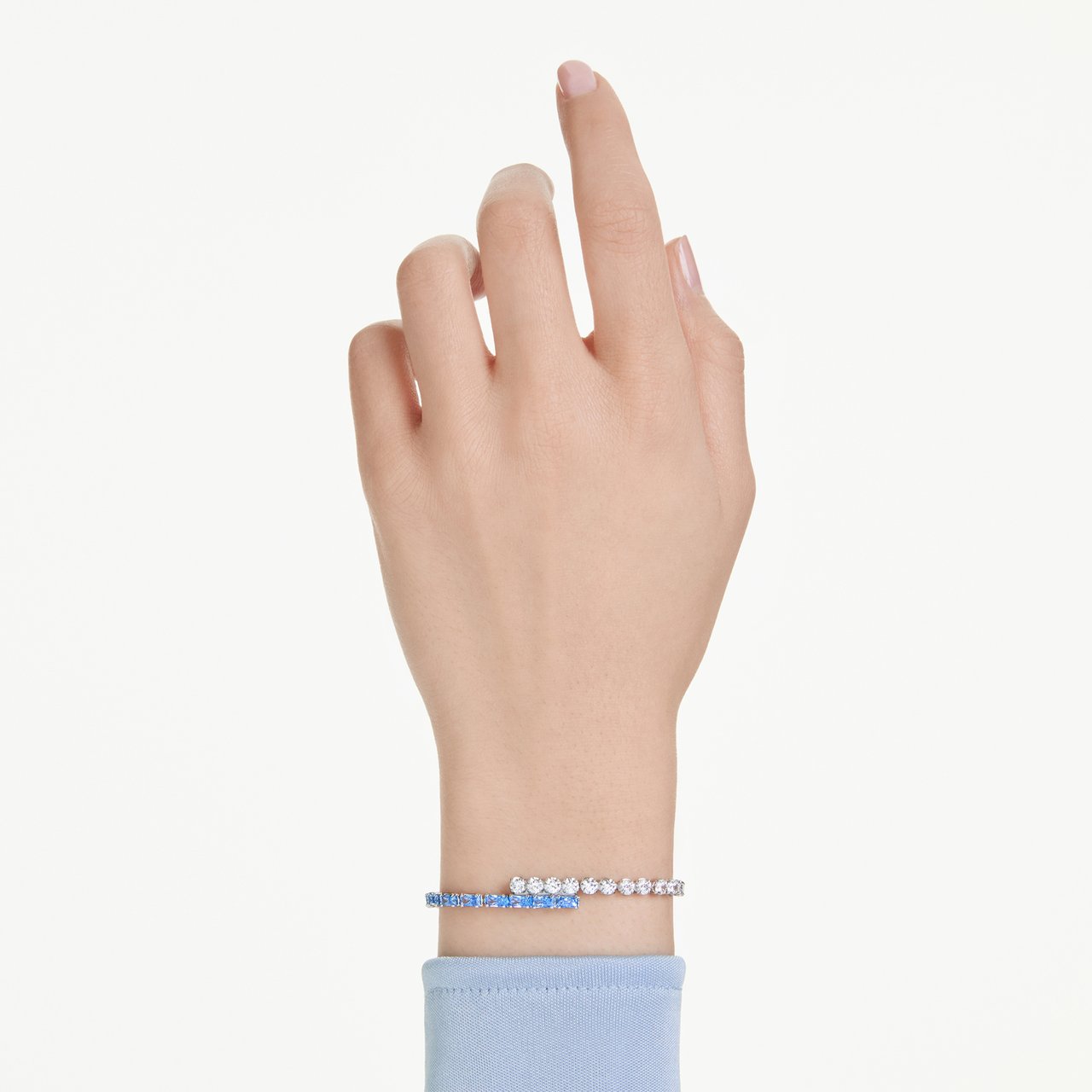 Swarovski - Armband - Zilver Blauw