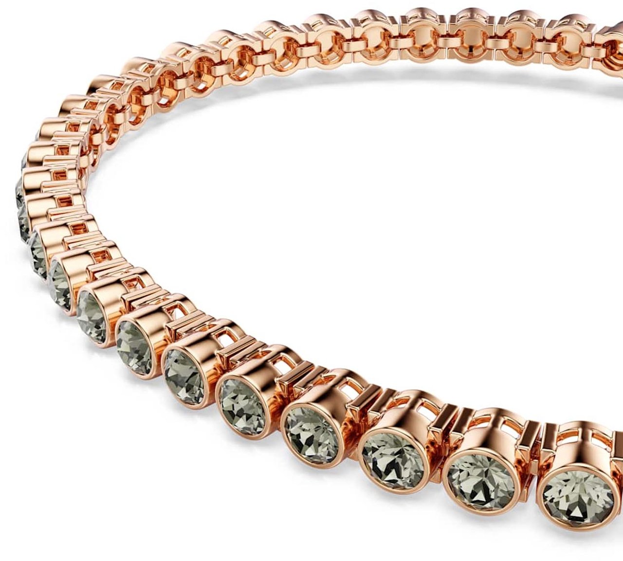 Swarovski - Armband - Zilver Grijs