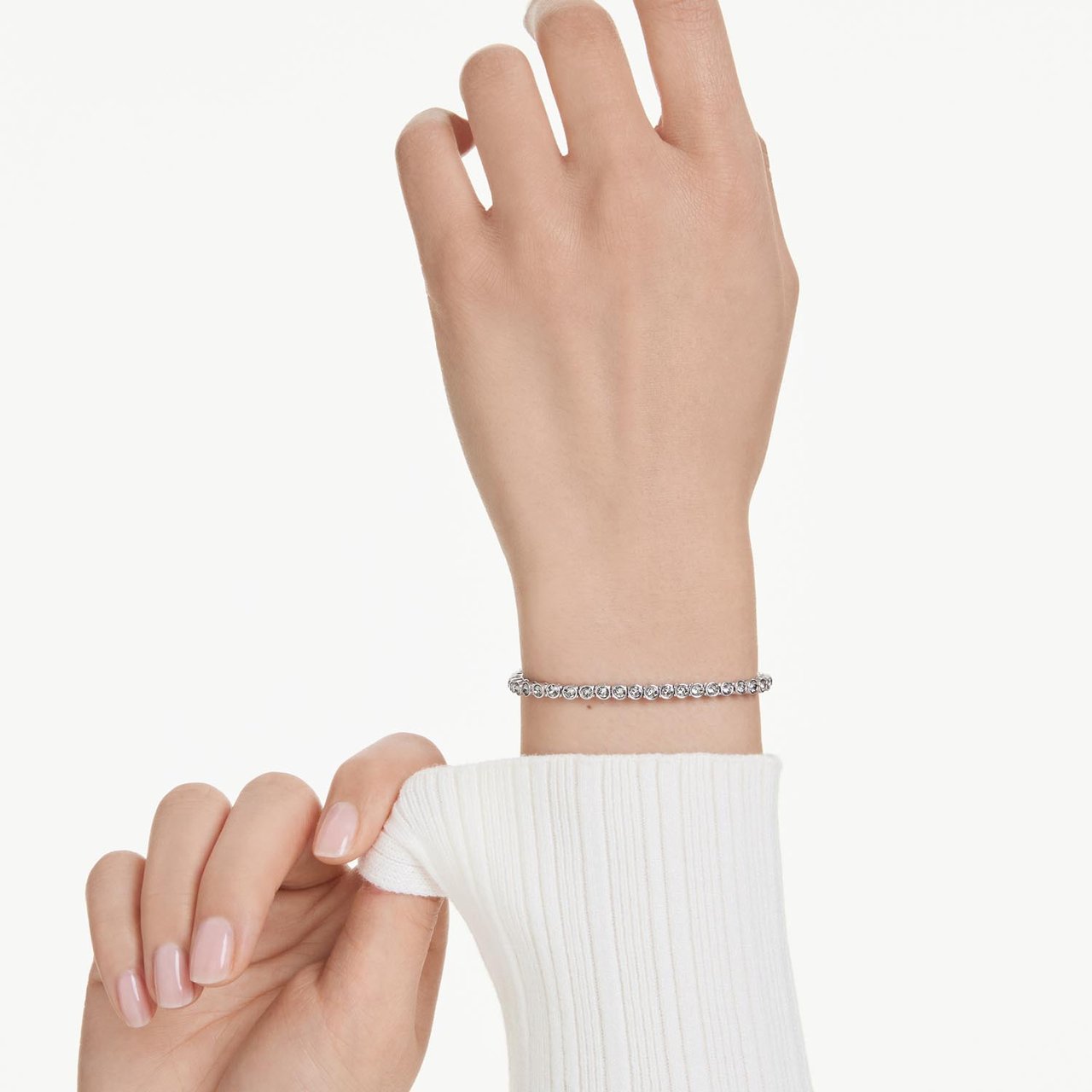 Swarovski - Armband - Zilver Grijs