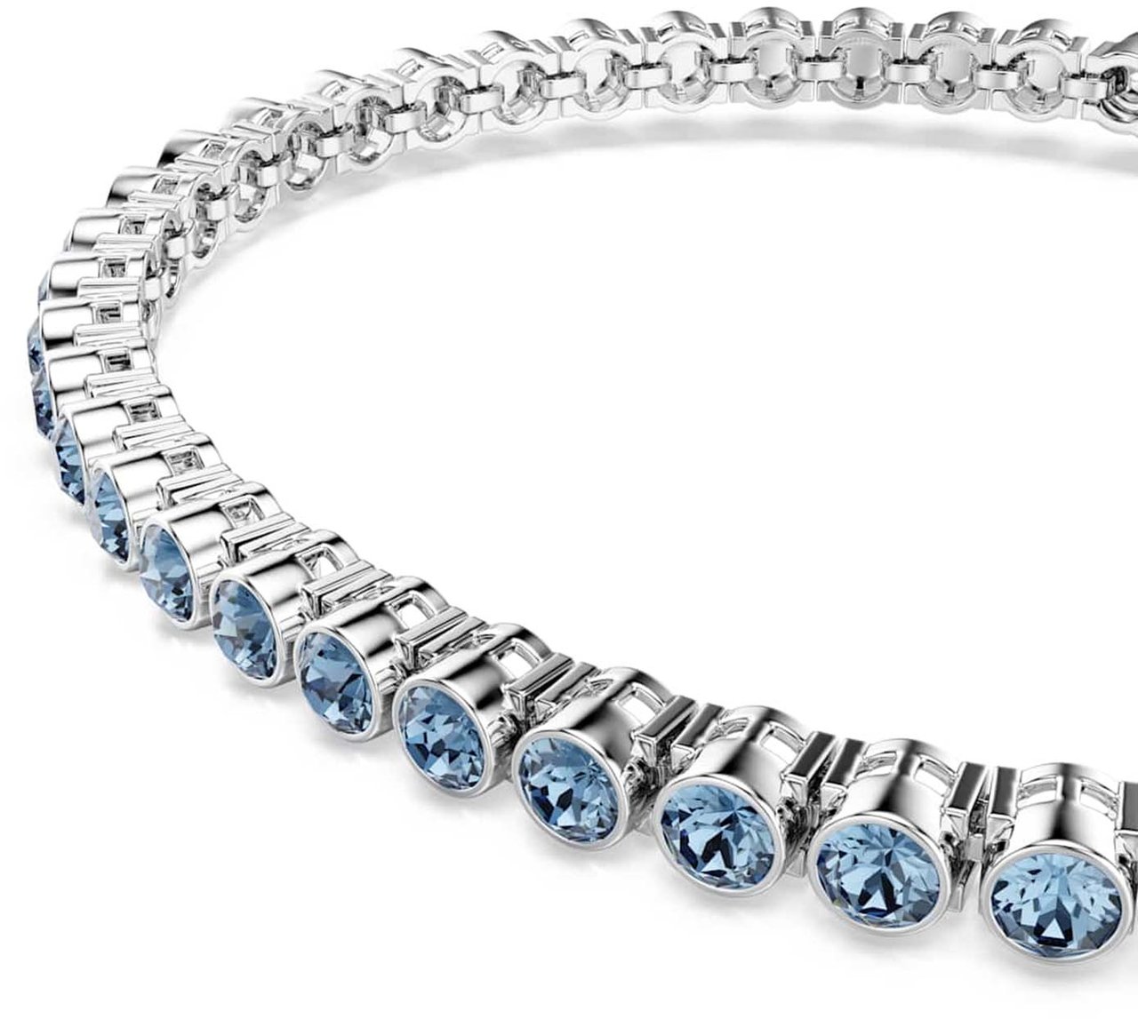 Swarovski - Armband - Zilver Blauw