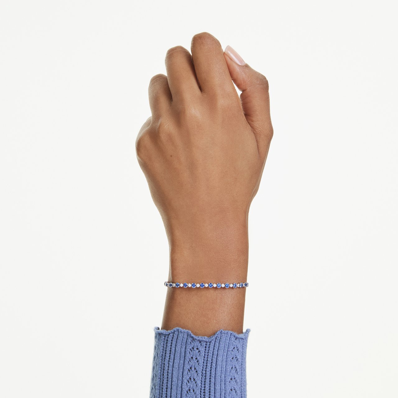 Swarovski - Armband - Zilver Blauw
