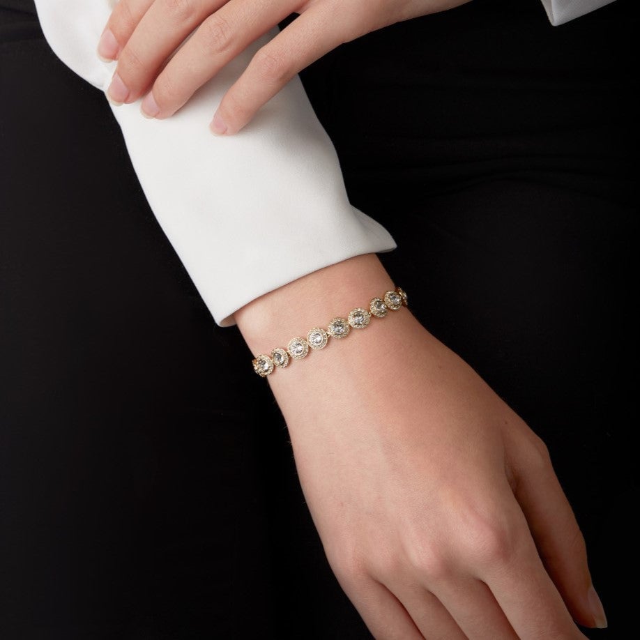 Swarovski - Armband - Goud Goud