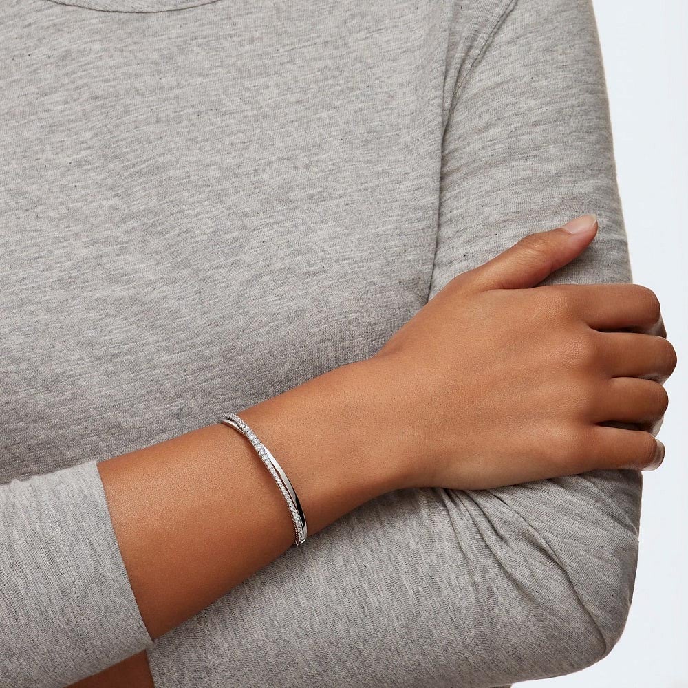 Swarovski Twist - Armband - Zilver Zilver