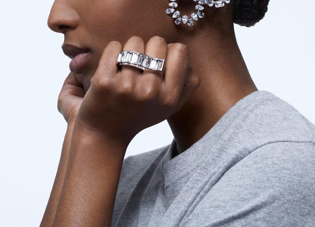 Swarovski - Oorbellen - Zilver Zilver