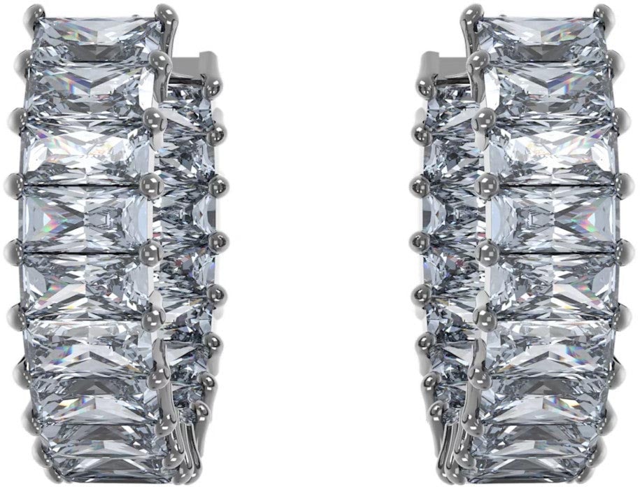 Swarovski Matrix - Oorbellen - Zilver Zilver