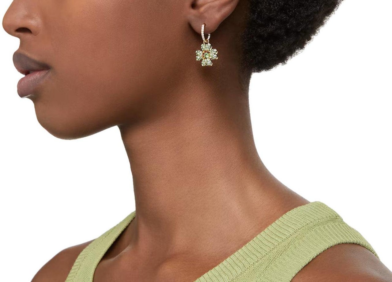 Swarovski Idyllia - Oorbellen - Goud Goud