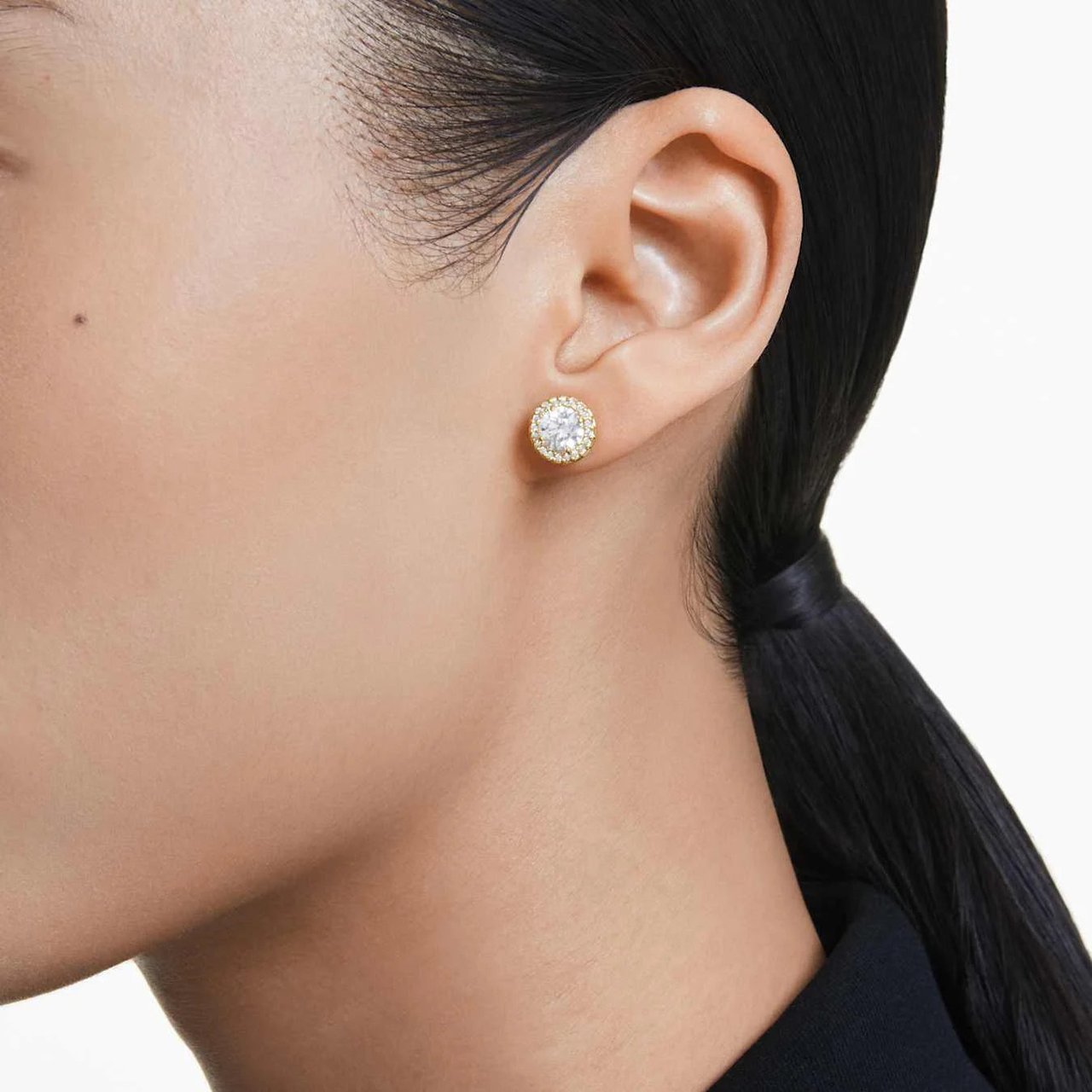 Swarovski - Oorbellen - Goud Goud