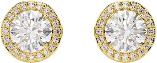 Swarovski - Oorbellen - Goud Goud