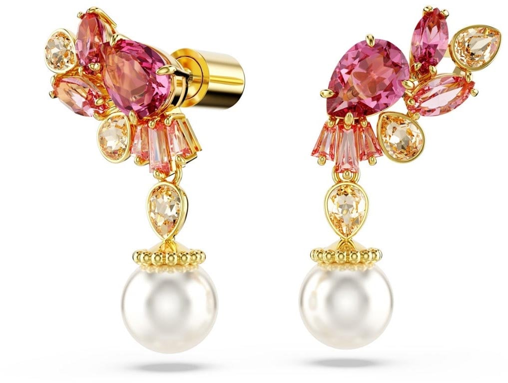 Swarovski - Oorbellen - Goud Goud