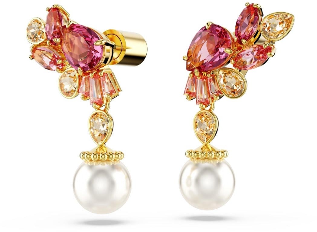 Swarovski - Oorbellen - Goud Goud