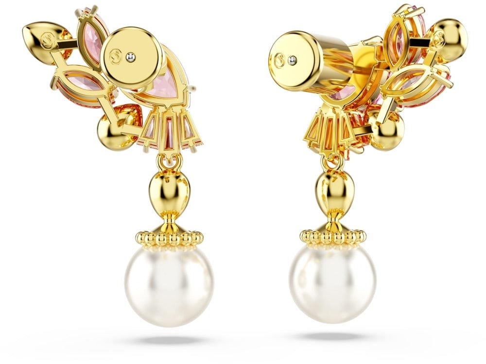 Swarovski - Oorbellen - Goud Goud