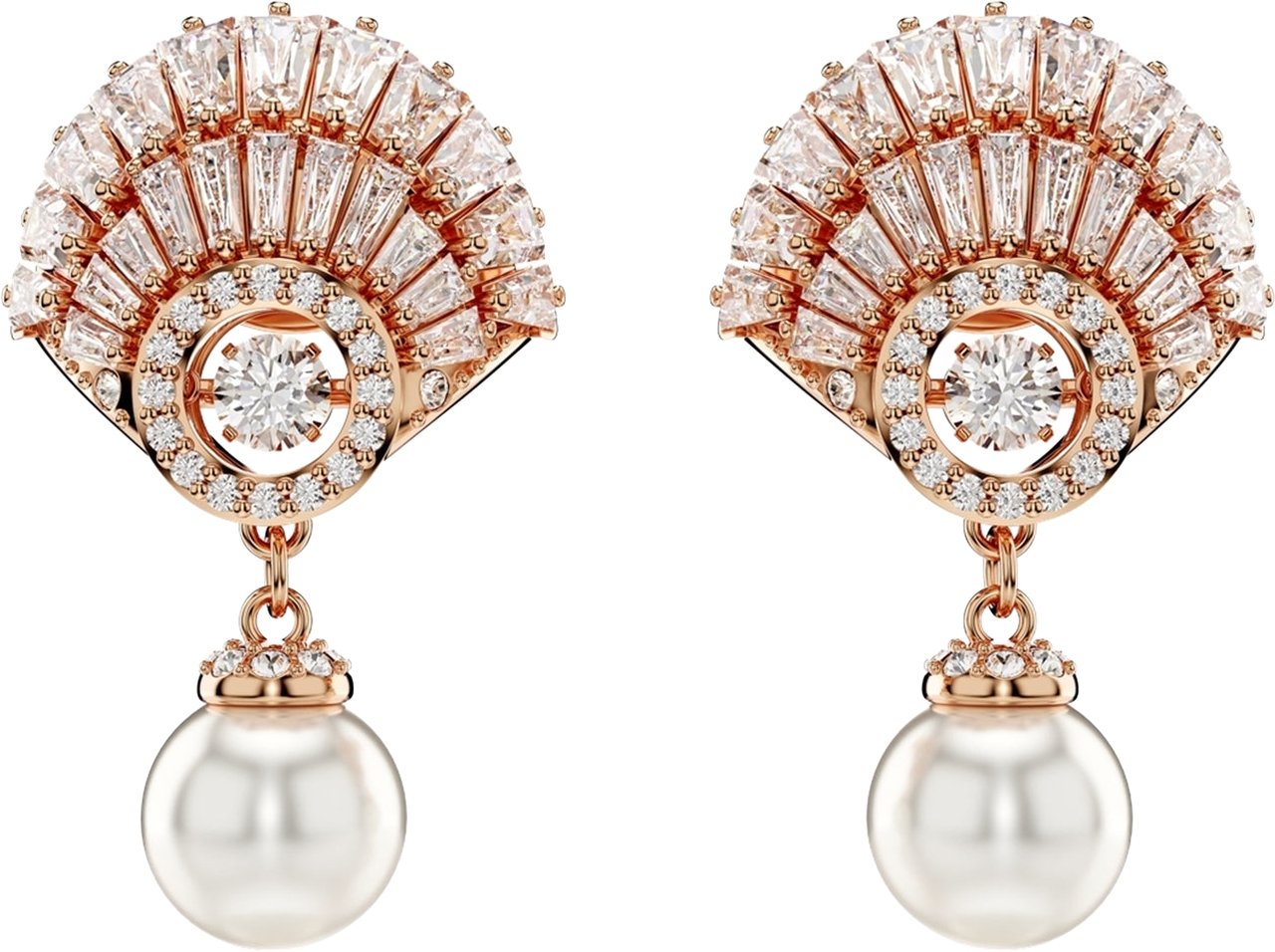 Swarovski Idyllia - Oorbellen - Roségoud Roze