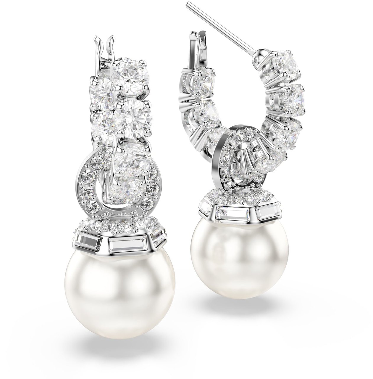 Swarovski Matrix Oorbellen met Kristal Divers